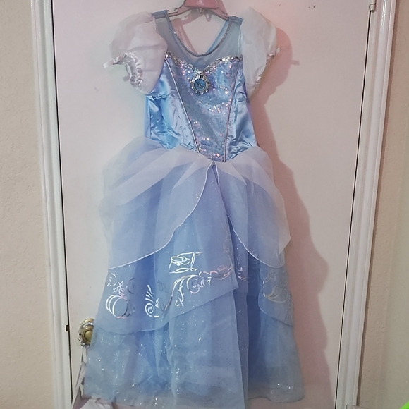 Disney Other - Disney Sparkling Blue Princess Dress